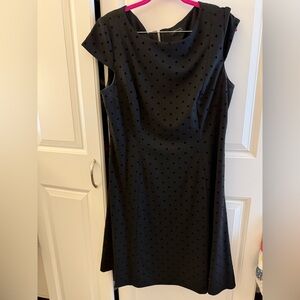 Women’s xl lined dress with polka dots